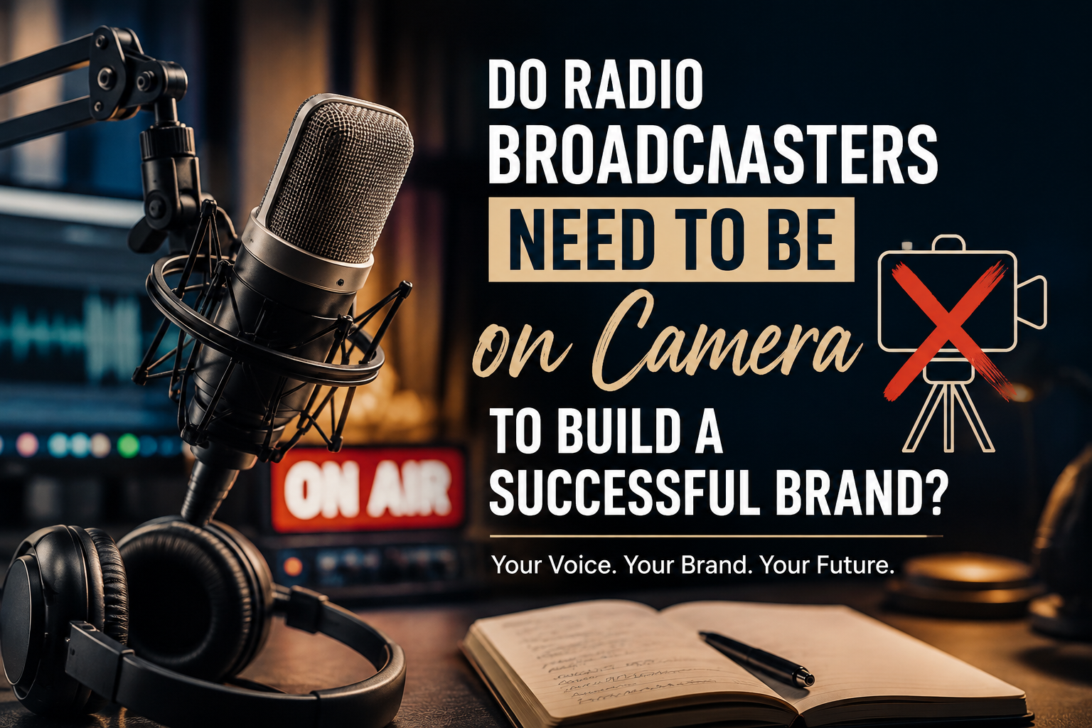 Do Radio Broadcasters Need to Be on Camera to Build a Successful Brand?